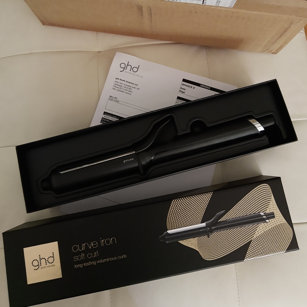 GHD curling iron 1.25inch soft curl